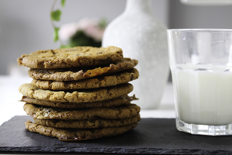 Cookies med chokolade